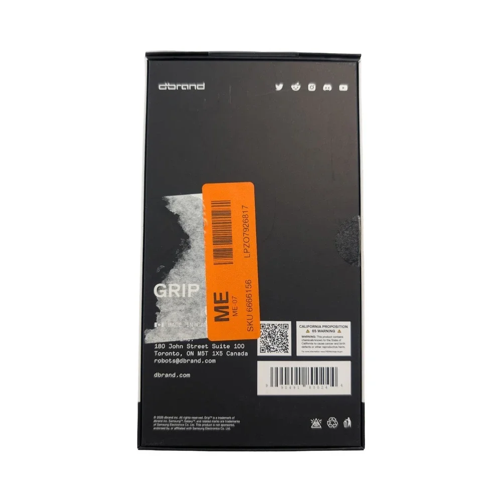 T6-O dbrand - Grip Case with Magnets for Samsung Galaxy S26 Ultra - Black